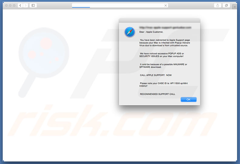 Your Mac Is Infected With Popup Adware Virus oplichting