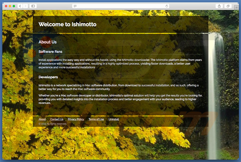 Dubieuze website promoot search.ishimotto.com