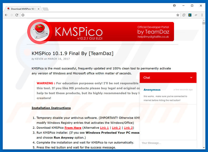 KMSPico adware