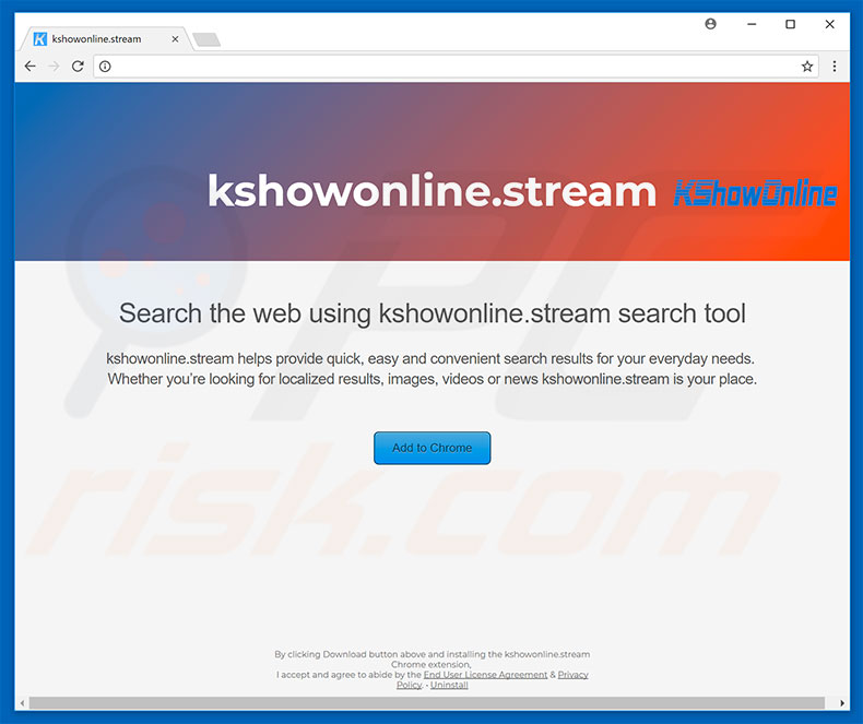 Website promoot de kshowonline browser hijacker