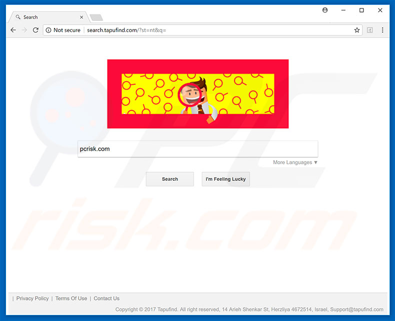 search.tapufind.com browser hijacker
