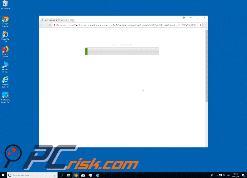 Comcast Cable Warning Alert oplichting gif