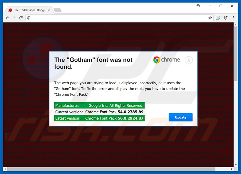 The Gotham Font Was Not Found Google Chrome Stap 1