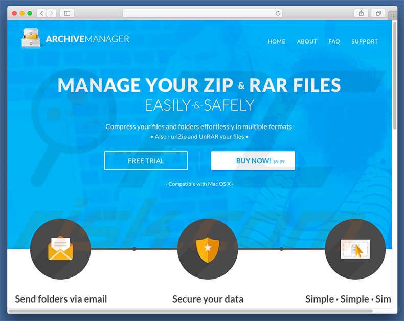 Website promoot Zip File browserkaper