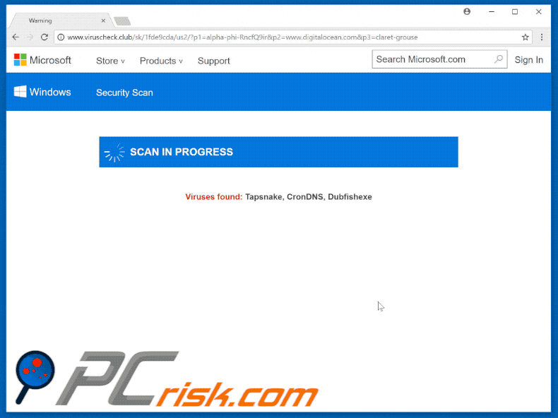 Your Windows 10 Is Infected With 3 Viruses oplichting gif