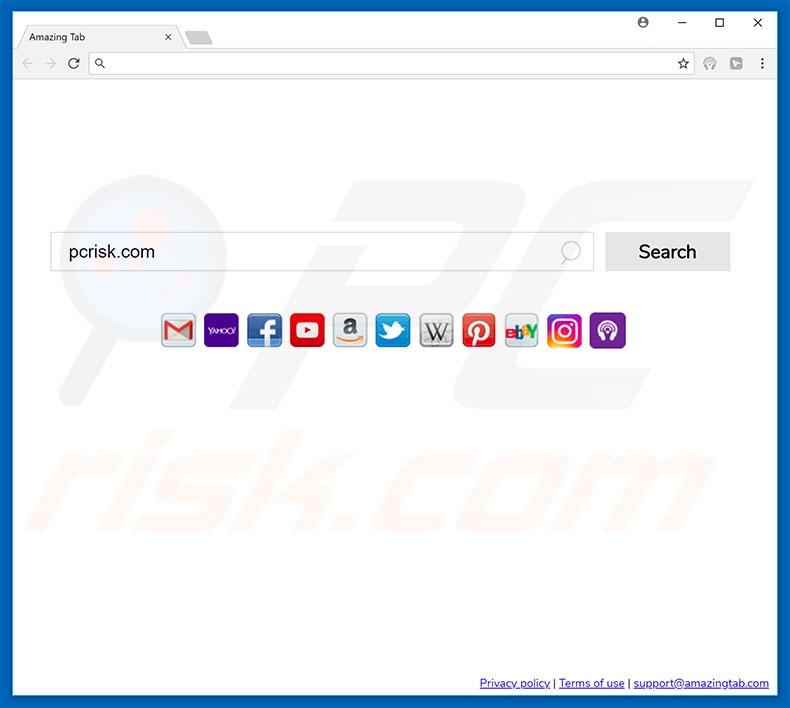 feed.amazingtab.com browser hijacker