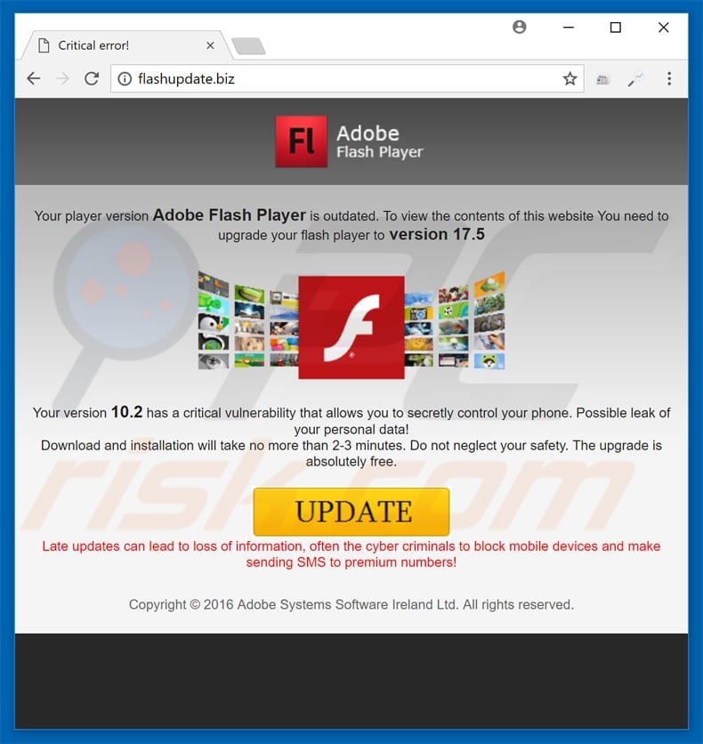 nep adobe flash android .apk spyware