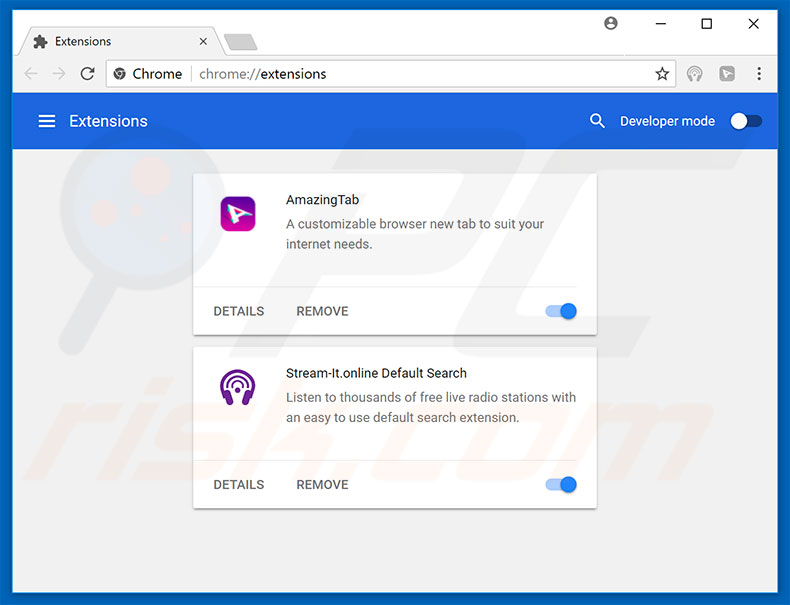 Verwijder de ImpaqSpeed advertenties uit Google Chrome stap 2