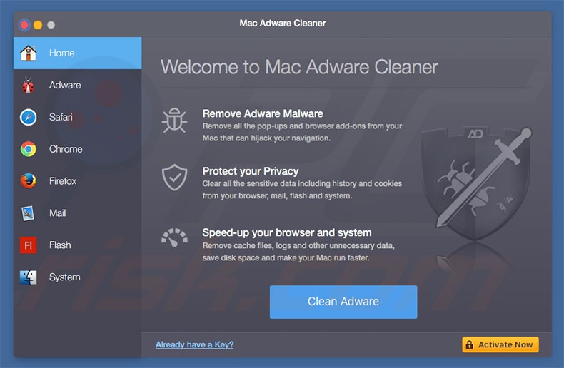 Mac Adware Cleaner adware