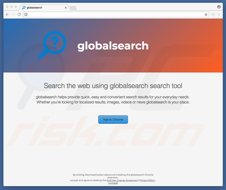 Dubieuze website die search.globalsearch.pw promoot