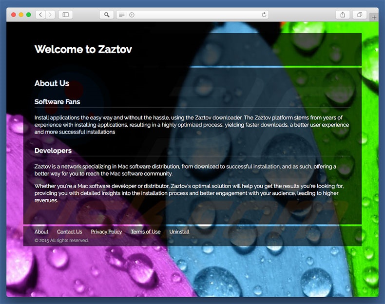 Dubieuze website promoot search.zaztov.com
