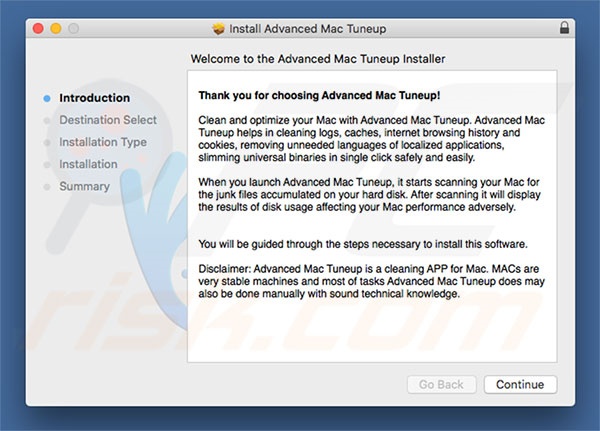Officiele Advanced Mac Tuneup installatie