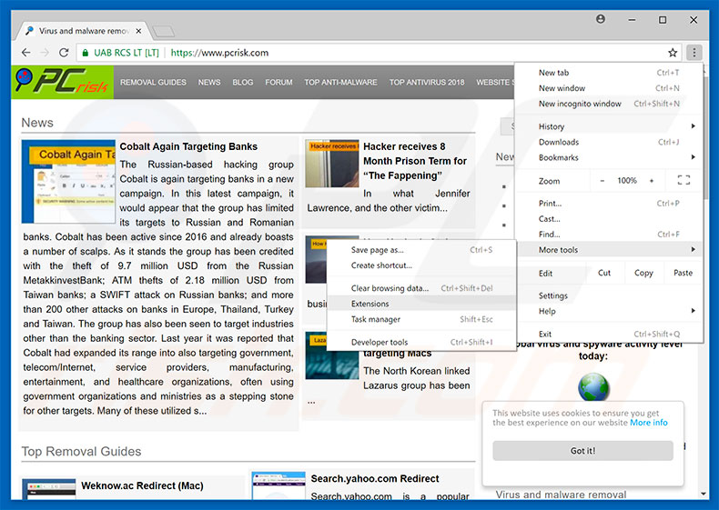 Verwijder Chameleon Explorer Pro  ads uit Google Chrome stap 1