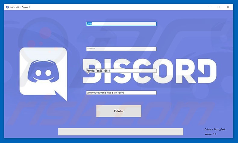 Discord Trojan malware