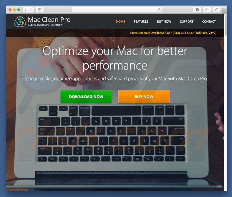 Officiele Mac Clean Pro website