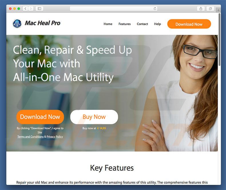 Mac Heal Pro officiele website