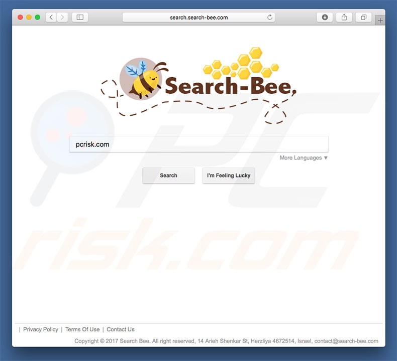 search.search-bee.com browser hijacker op een Mac