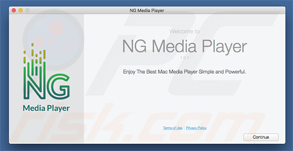 Misleidende installer die NG Player promoot