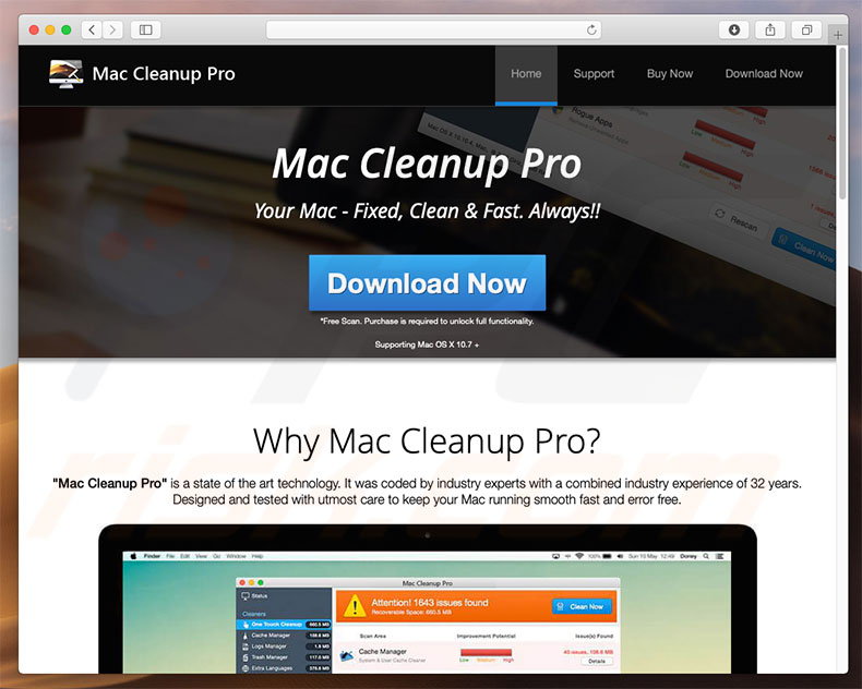 Mac Cleanup Pro oplichting