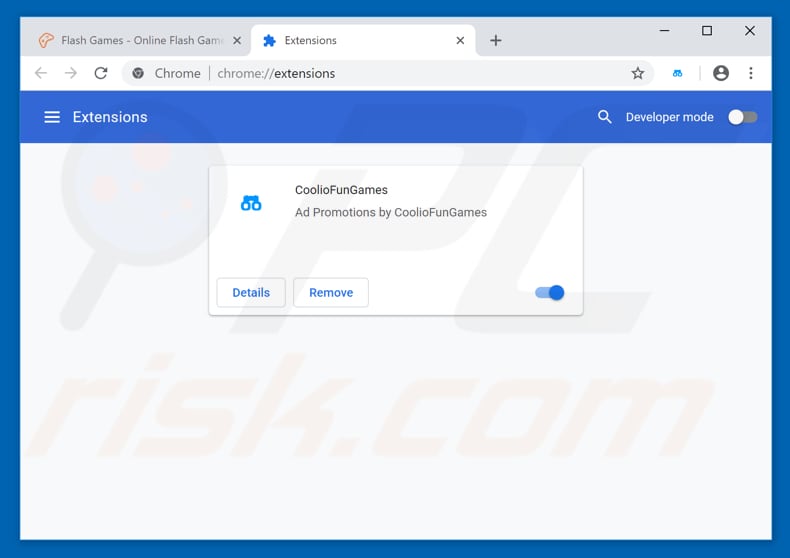 Verwijder filezog.com ads uit Google Chrome stap 2