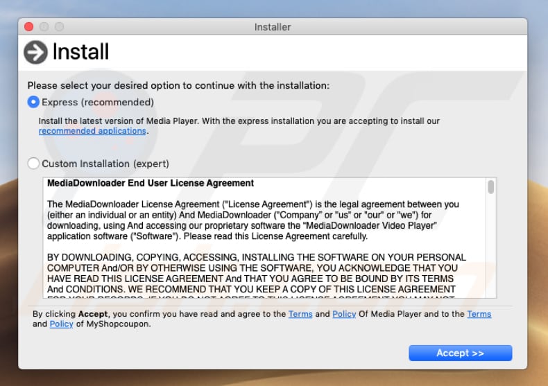 adware installer geeft valse Osascript wants to control Safari systeem pop-up