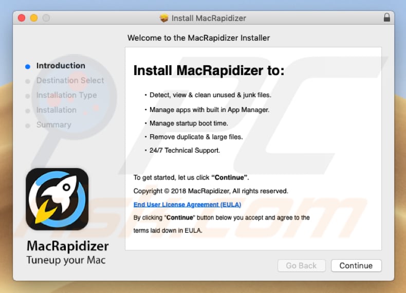 MacRapidizer installatie