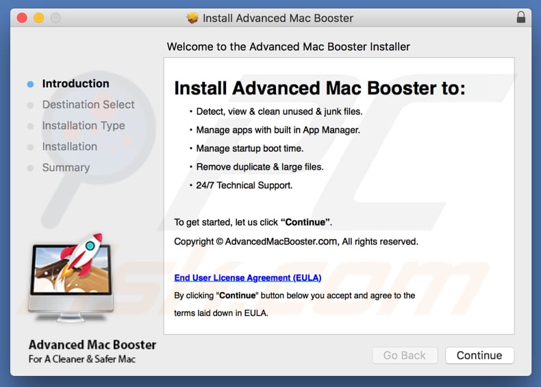 Advanced Mac Booster installatie