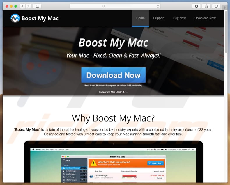 Boost My Mac ongewenste applicatie