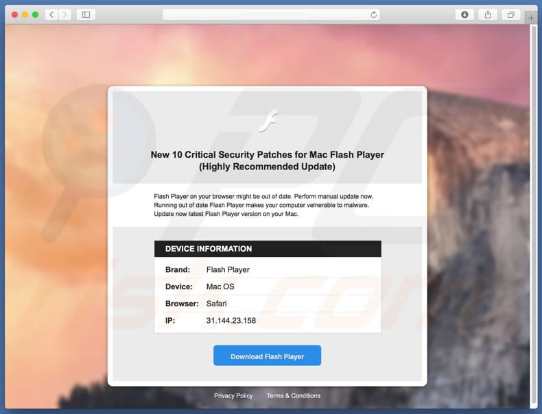 10 Critical Security Patches For Mac Flash Player oplichting