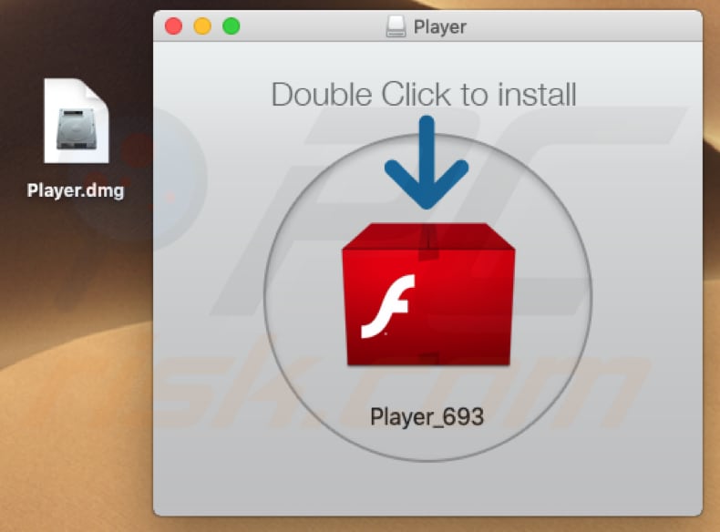 valse Flash Player installer