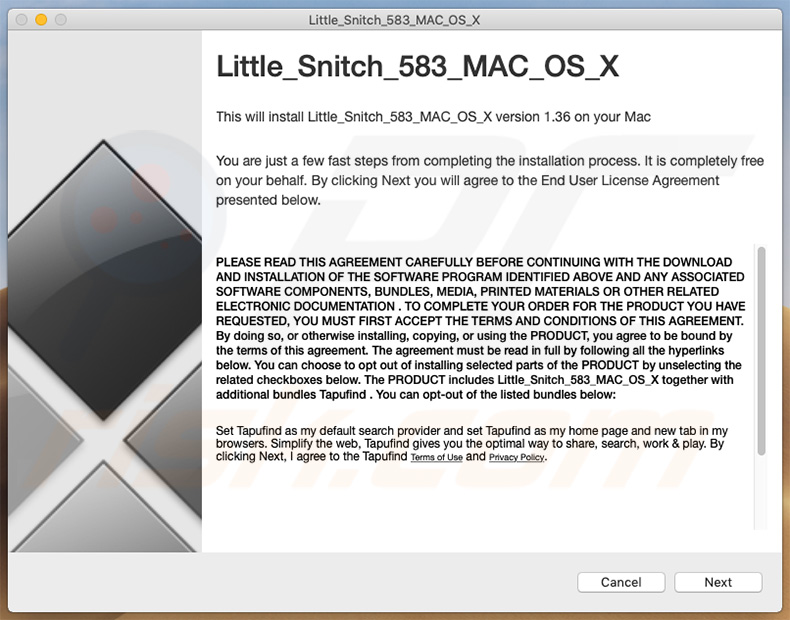 Mac EXE Virus promoot installer (vb 1)