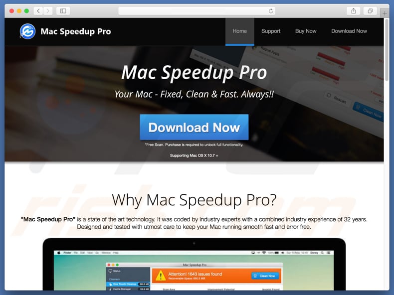 Mac Speedup Pro ongewenste applicatie