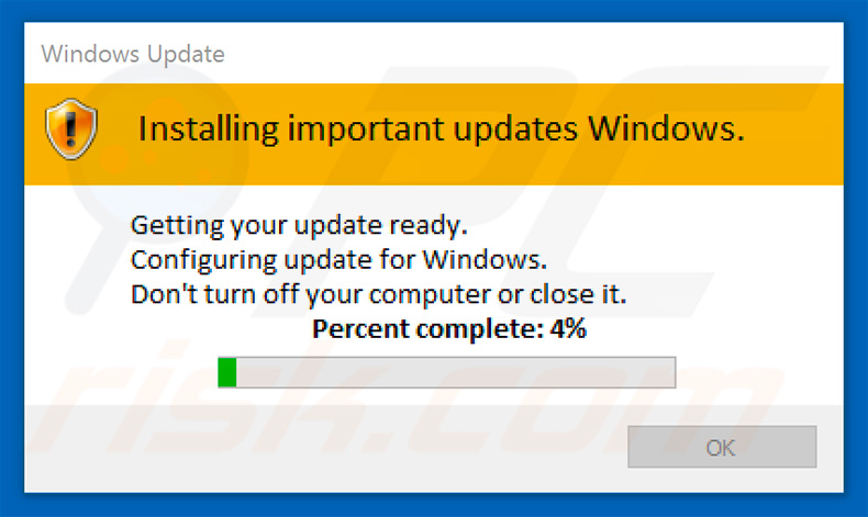 Pdff valse Windows Update
