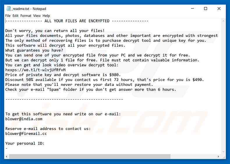 Promos decryptie instructies