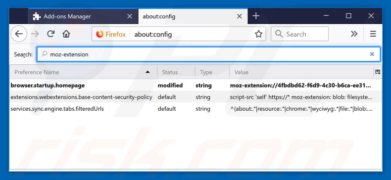 verwijder search.searchm3w1.com uit Mozilla Firefox standaard zoekmachine