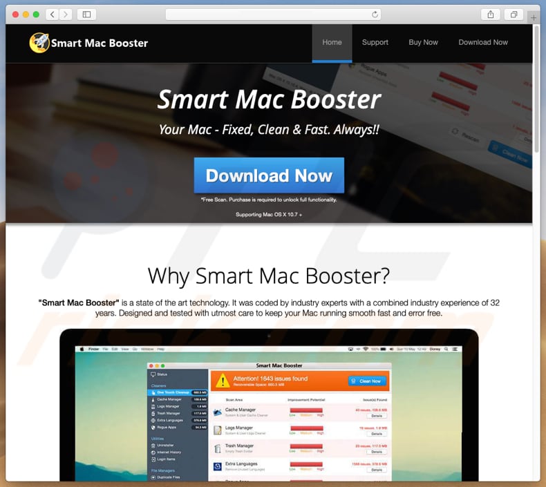 Smart Mac Booster oplichting