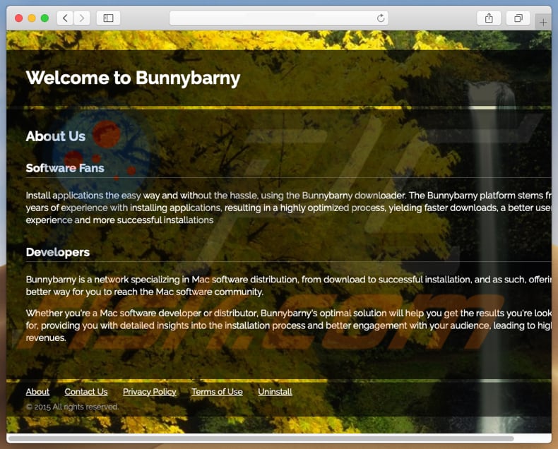 Dubieuze website promoot search.bunnybarny.com