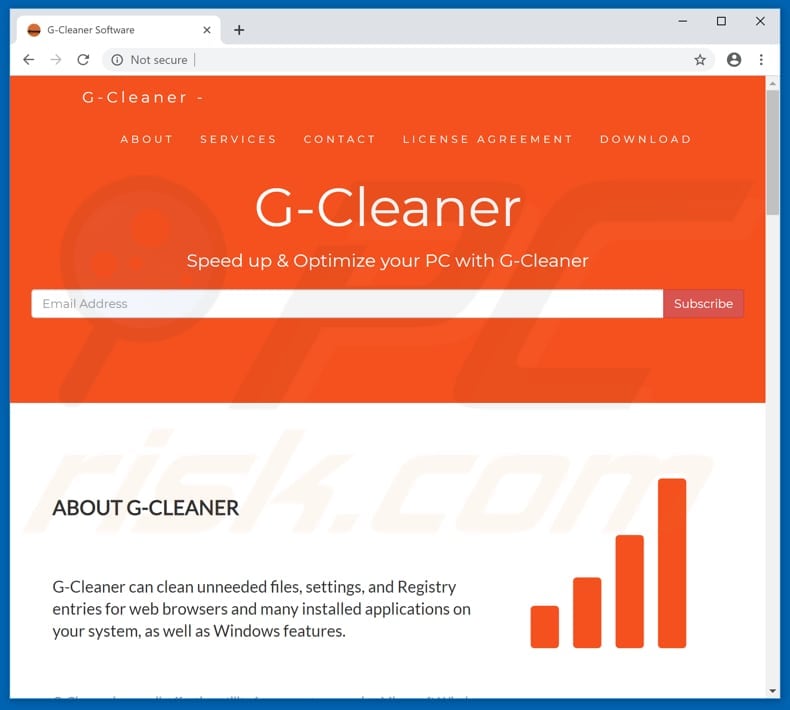 g-cleaner website