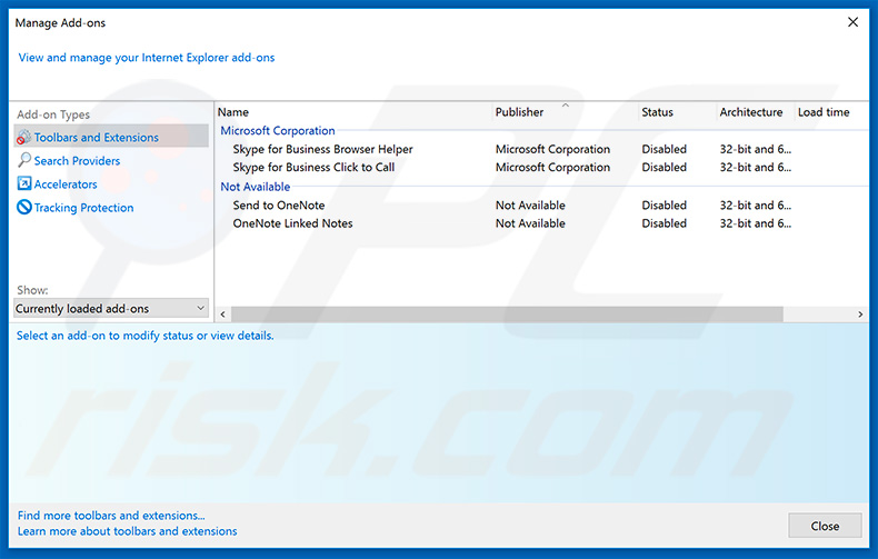 Verwijdering pushmobilenews[.]com ads uit Internet Explorer stap 2