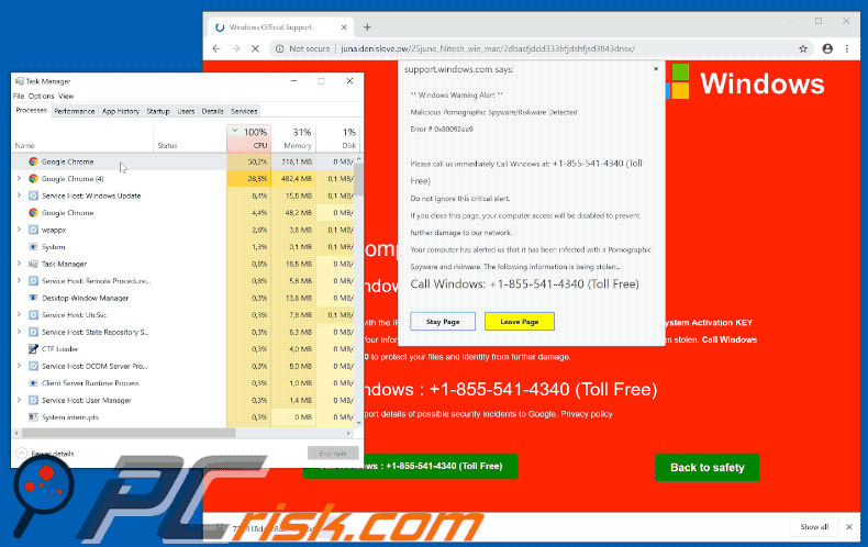 Error # 0x80092ee9 zwendel CPU-gebruik