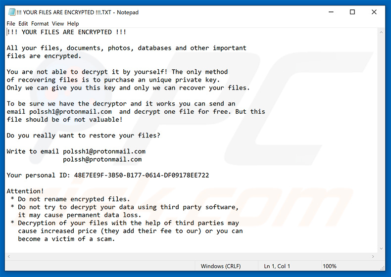 Buran decryptie instructies