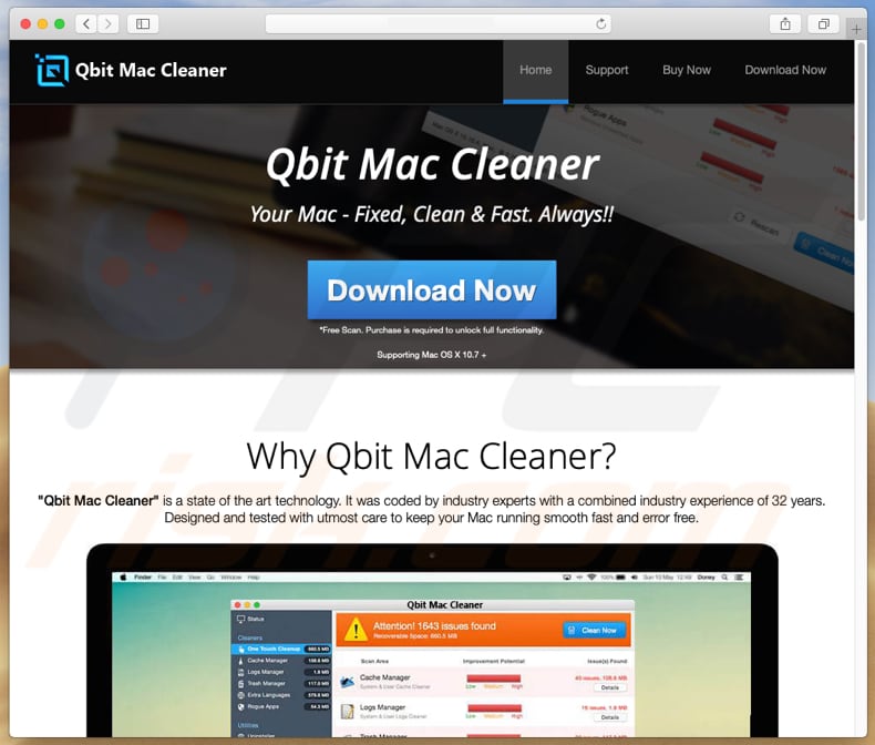 website promoot qbit mac cleaner