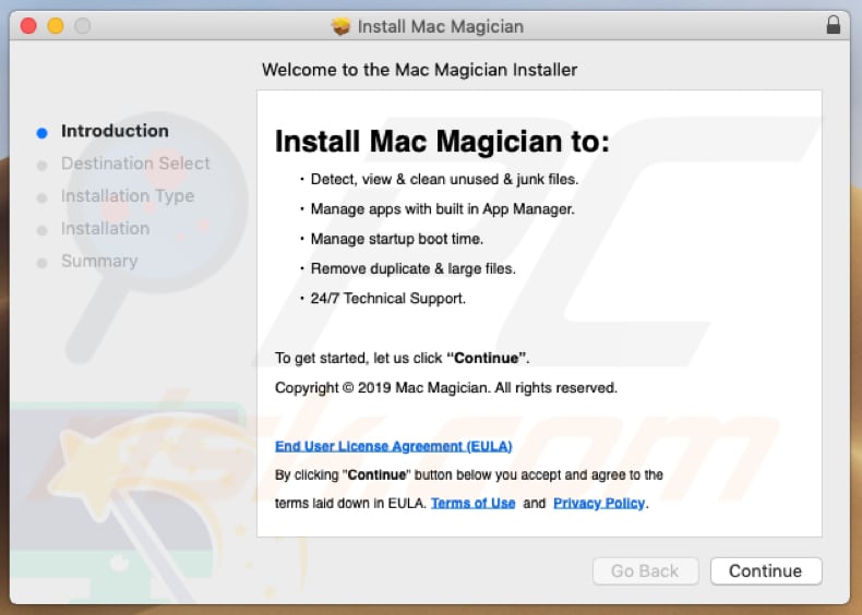 mac magician installatie