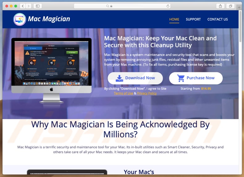 website promoot de mac magician app