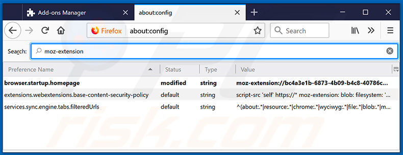Verwijdering search.hmyloginhelper.com uit Mozilla Firefox standaard zoekmachine