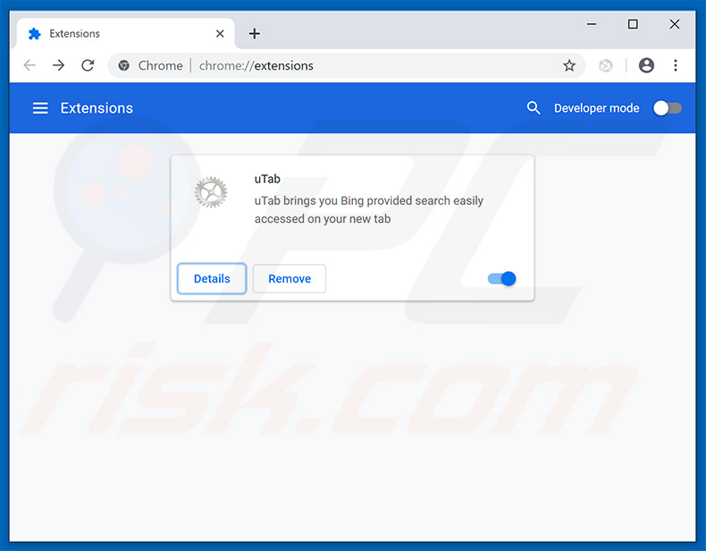 Verwijdering search.yahoo.com gerelateerde Google Chrome extensies