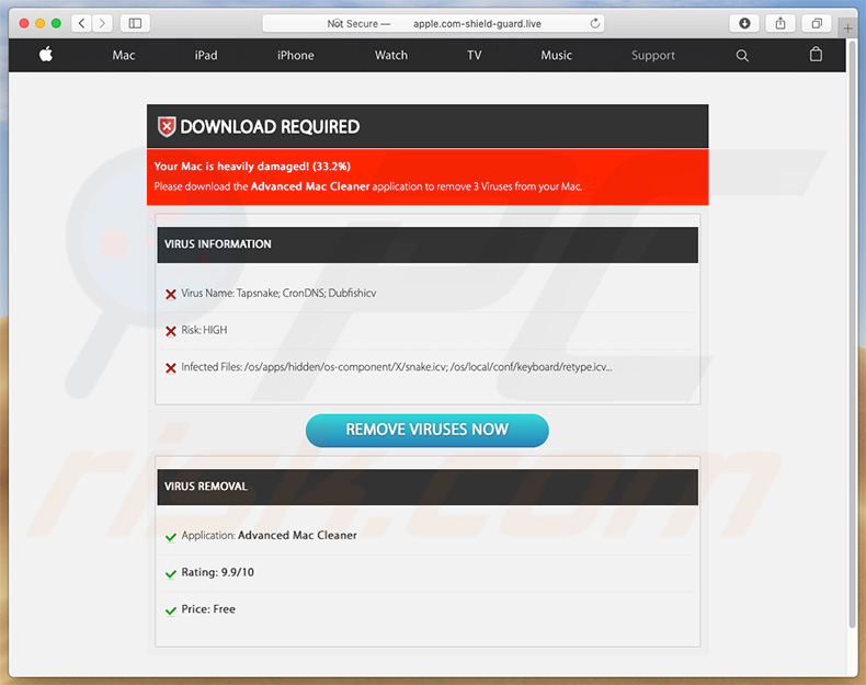 apple.com-shield-guard[.]live derde pagina