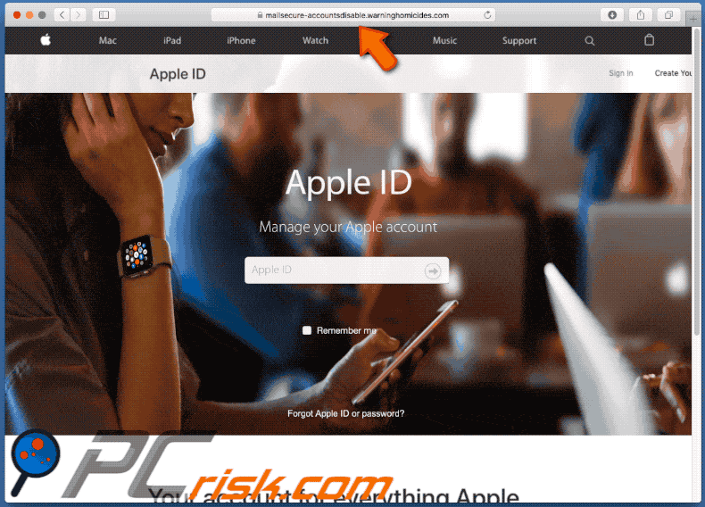 de Apple ID-oplichting (GIF)