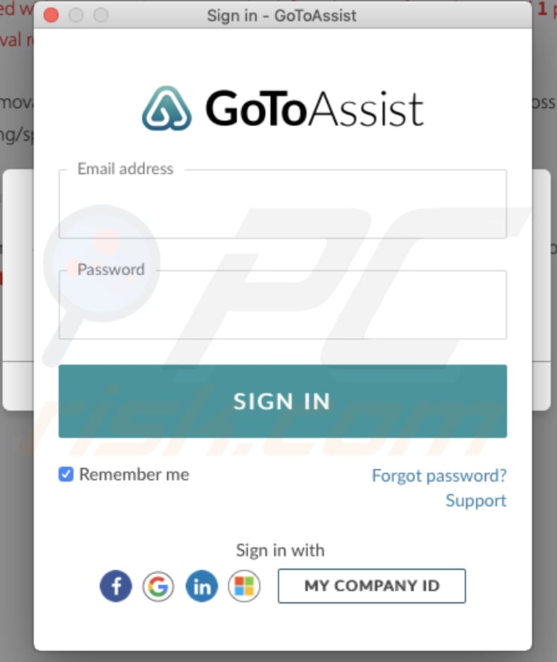GoToAssist platform voor externe toegang