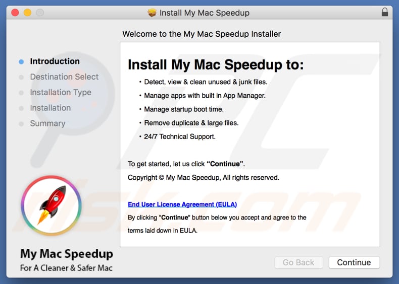 My Mac Speedup installatie